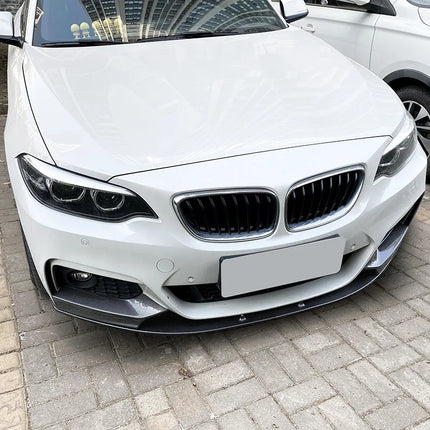 Front Bumper Splitter Lip Diffuser For BMW 2 Series F22/F23 M235i M240i M-Sport 2014-2021 Car Spoiler Cover Guard Deflector Lips