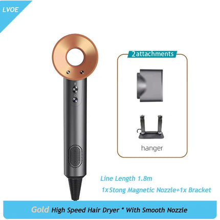 Professional hair dryer High Speed 1600W Powerful Home Low Noise