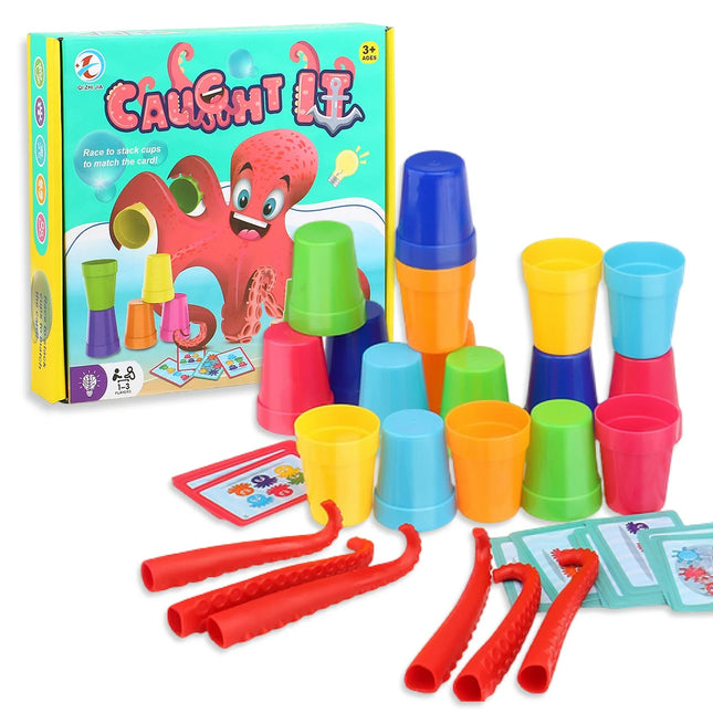 Crazy Octopus Learning Adventure:Fun Kids' toy, Master Colors, Logic &