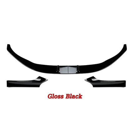 For BMW 2 Series F22 F23 M235i M240i M-Sport 2014 To 2019 Car Spoiler Cover Guard Deflector Lips Front Bumper Splitter Diffuser