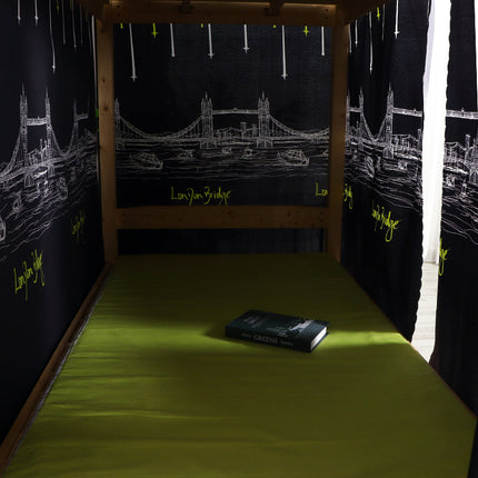 Bed Curtain Students Bunk Up and Down Canopy Bed Curtain Protect Privacy Partition Curtain Mosquito Net Home Decor