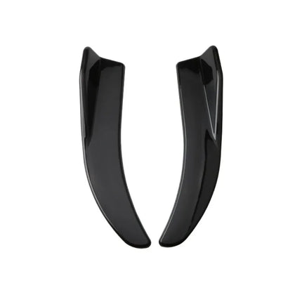 1 Pair Universal Black Car Bumper Spoiler Front / Rear Lip Anti-collision for BMW Mercedes-Benz Toyota Audi
