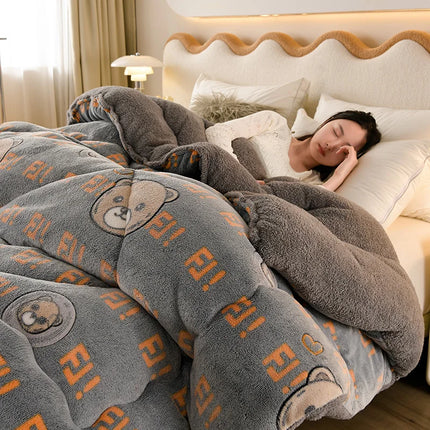 Super Warm Winter Blanket for Bed Spring Autumn Lamb Cashmere Weighted