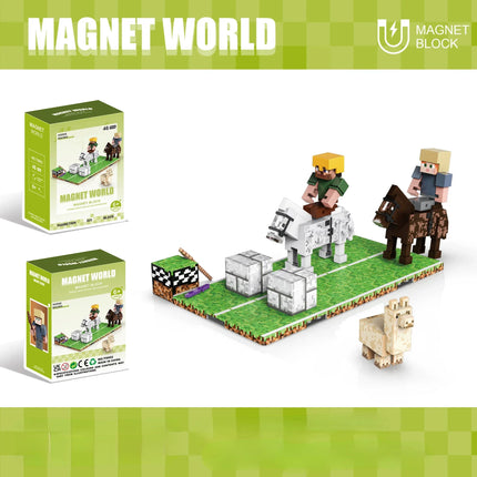 Magnetic Building Blocks with Multiple Shapes - Endless Building Possibilities for Kids to Explore