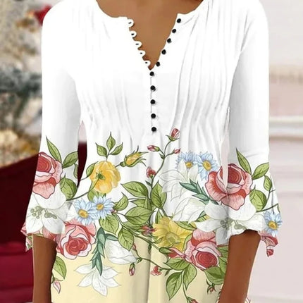 Temperament  Women Shirt Casual Weekend Holiday Shirt Women Long Sleeves Loose Elegant Shirt Women Top