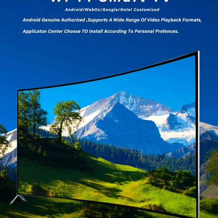 Curved Screen 50 Inch Smart Android LED TV Ultra HD 4K Smart Television