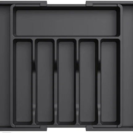 Adjustable Kitchen Storage Organizer Tray – Plastic Multifunctional Drawer Organizer for Kitchen Counter Utensils