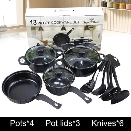 Cooking Pot Set Non Stick Deep Frying Pan Multifunctional Milk Pot Maifan Stone Frying Pan Kitchen Cookware