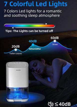 1pc 1000ml Portable Dehumidifier for Home Office and RV Eliminate Damp Mold and Moisture Easy to Use and Energy Efficient