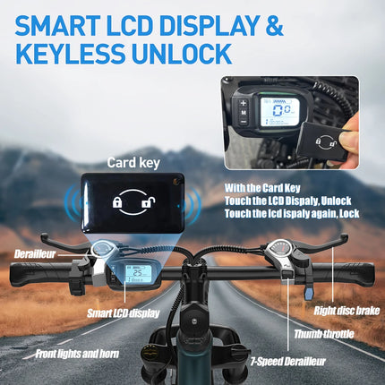 400W Lithium Battery 26inch Fat Tyre Mountain Bike 36V 13AH City Ebike Bicycle Electric Bike