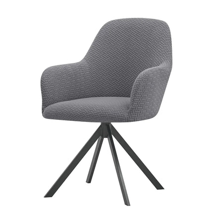 1/2/4/6pcs Elastic High Arm Dining Chair Covers Jacquard Office Chair Cover .