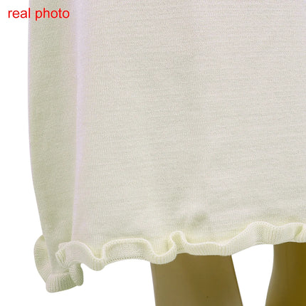 Cryptographic Elegant Knitted Sweater Maxi Dress Outfits for Women Flare Sleeve Sexy Backless Dresses Edible Tree Fungus Clothes