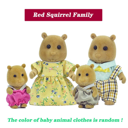 Doll Rabbit Sheep Cat Animal Minitature Furniture Set Pretend Play Simulation Doll House Toy Gift