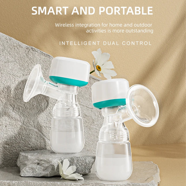 Dr.isla Portable Electric Breast Pump With 180ml Bottle Milk Puller Breastfeeding Low Noise breast pump Postpartum Care BPA-free