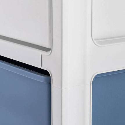 Bymaocar 33'' High 6-Drawer Organizer/Household Storage Cabinet Drawer Type Underwear Box Strong & Durable with Handles & Wheels