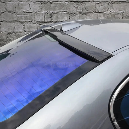 Glossy Black /Carbon Fiber Look Car Rear Trunk Spoiler Lip PSM Style Rear Wing Spoiler For BMW E60 M5 CONVERTIBLE 2004-2009