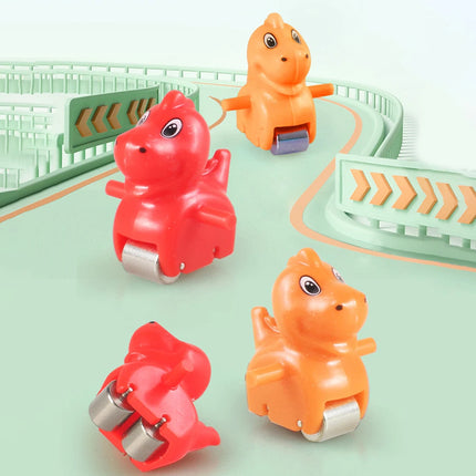 Racing Car Train Toy Duck/Pig/Dinosaur/Penguin Climb Stairs Toy Early Educational Toys