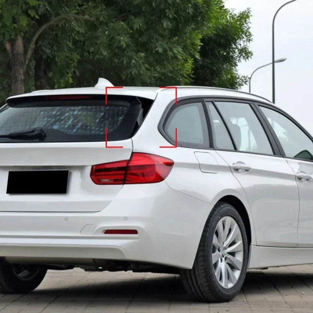 Rear Window Splitter Side Spoiler Canards Aprons Sticker Body Kit For BMW 3 Series F31 Touring Wagon 2012-2018 Car Accessories