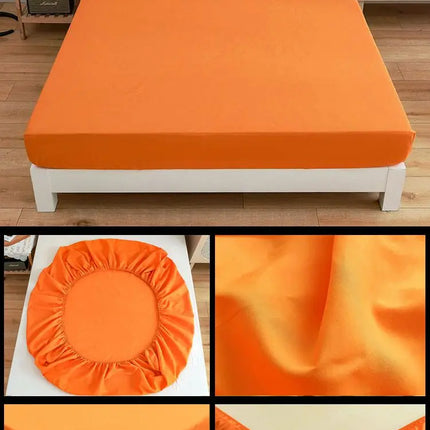 Kuup High Quality Fitted Sheet 90/180/150x200 Cm Mattress Cover Elastic Band Bed Sheet Queen King Size No Pillowcases Included