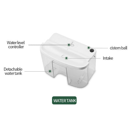 Dehumidifier with Drain Hose 2.5L Water Tank Moisture Absorber for Kitchen Bedroom Bathroom