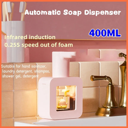 New Automatic Soap Dispenser Cute Pet Contact Free Hand Sanitizer USB Charging