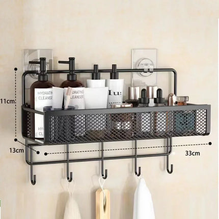 Portable Hanging Wall-mounted Storage Rack No-drilling Bathroom
