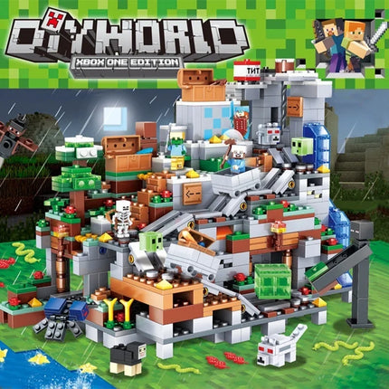 Village Special Edition Building Blocks With Steve Action Figures Compatible