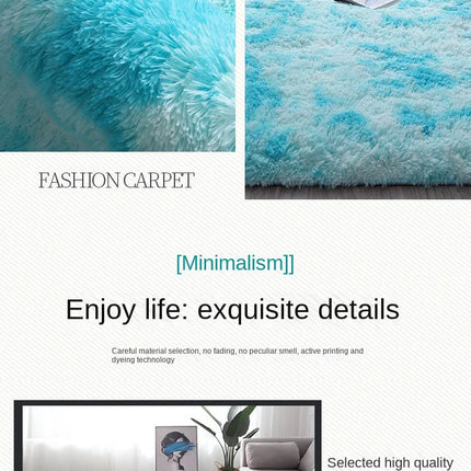 Lightweight, Soft and Comfortable Modern and Simple Style Silk - Wool Living Room and Bedside Mats