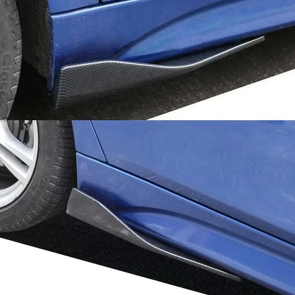 48cm Car Skirt Spoiler Rear Lip Side Skirt Winglets Diffusers Extension Rocker Splitters Corner Valance For BMW For Benz
