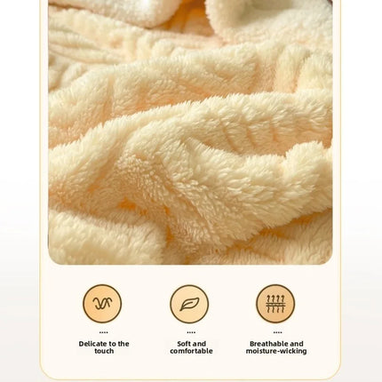 Autumn And Winter Thickened Blanket Suitable For Bedroom Living Room Office Leisure Blanket warm and soft multi-size