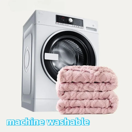 1pc Super Soft Coral Velvet Blankets for Winter Thick Soft Bedspread Warm Plaids