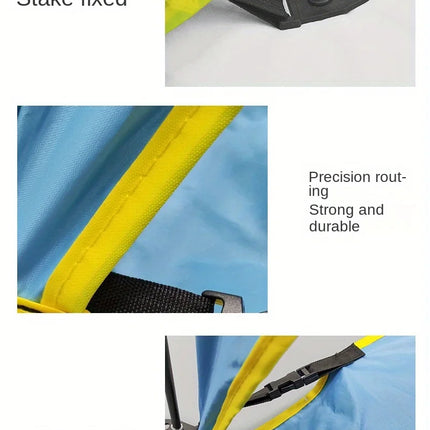 Beach tent sun and rain protection, quick opening construction, three ventilated and spacious outdoor camping tents