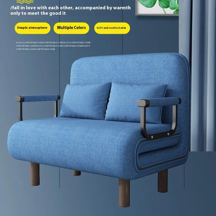 Dual-purpose foldable sofa bed, small household multi-functional sofa bed