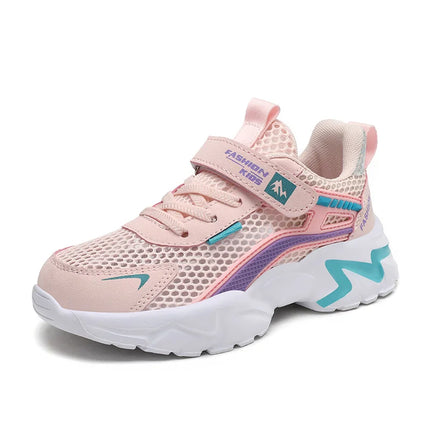 Girls Sneakers Fashion Non-Slip Casual Flat Running Shoes Breathable