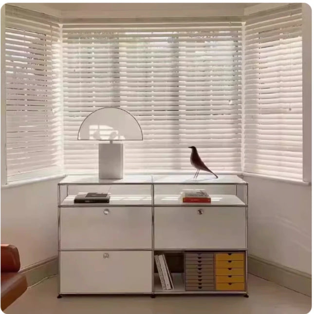 USM medieval stainless steel TV cabinet storage simple modern module combination dining side cabinet living room ins minimalist