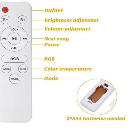 MARPOU RGB Ceiling Lamps  Smart Modern Ceiling Lighting AC 220V Music Remote Application Control Bluetooth Speaker Indoor Decor