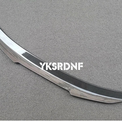 Glossy Black /Carbon Fiber Look Car Rear Trunk Spoiler Lip PSM Style Rear Wing Spoiler For BMW E60 M5 CONVERTIBLE 2004-2009