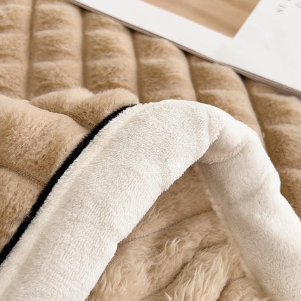 Blankets New Golden Mink Fleece Blanket Multifunctional Cover Sofas Four Seasons Blanket