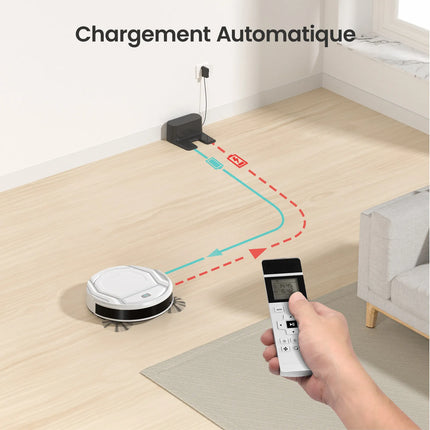 Lefant M210 Robot Vacuum Cleaner,120 Mins Runtime, Automatic Self-Charging,Wi-Fi/App/Alexa Control,smart Home appliance