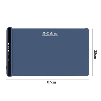 Electric Warming Tray Food Warmer Plate Foldable Portable Smart Food Fast Heating Mat Electric Warming Tray with 3 Tem Setting