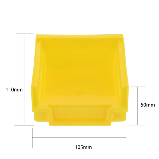 ABS Stackable Storage Bins Organizer Tool Box Containers Stacking Garage Pegboard Bin Hanging Basket Component Storage Box 1pc