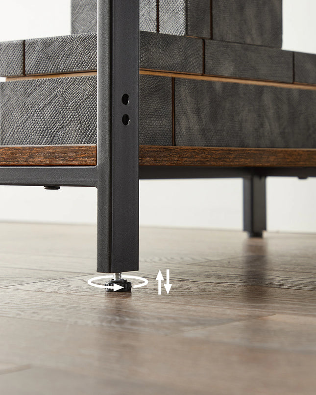 Work Table for Office Living Room, Steel Frame