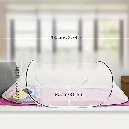 1pc Portable Foldable Outdoor Camping Mesh Mosquito Net - Ultra-Lightweight, Compact, Easy Setup, Breathable, Anti-Mosquito