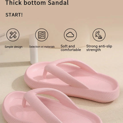 Flip Flop Men Women Platform Flip Flop 2024 Summer Bathroom Slippers Outdoor Beach Shoes Light Sandals Slides Women Shoes