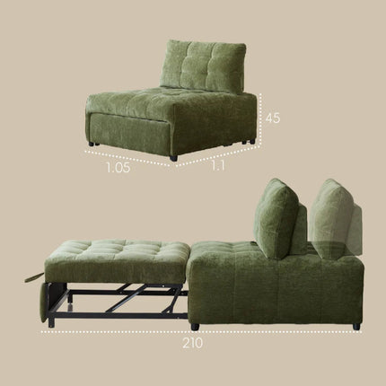 sofa bed single sofa folding dual-purpose multi-functional retractable sofa