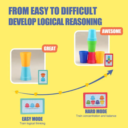 Crazy Octopus Learning Adventure:Fun Kids' toy, Master Colors, Logic &