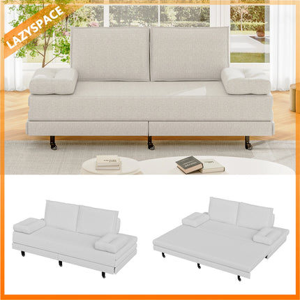 Sofa Bed, 201cm, 90x200cm Sofa Retractable Folding To 180x200