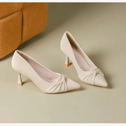 Ladies Summer Footwear with Heel Shoes for Women 2024 Green Office Medium Heels Moccasins Elegant Dress on Offer E Fashion Y2k A