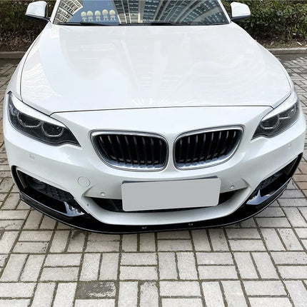 Front Bumper Splitter Lip Diffuser For BMW 2 Series F22/F23 M235i M240i M-Sport 2014-2021 Car Spoiler Cover Guard Deflector Lips