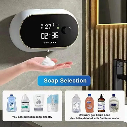 Wall-Mounted Intelligent Infrared Automatic Sensor Soap Dispenser Electric Foam